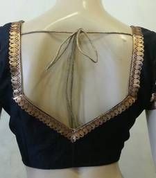 55 Trendy blouse back neck designs with borders for sarees Bling